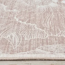 Kasmir Hali Dekorative Kunst Trend Kamelie Doppelseitiger Teppich 80x150 cm