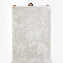 Kasmir Hali Dekorative Kunst Trend Kamelie Doppelseitiger Teppich 120x180 cm