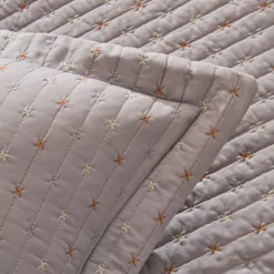 Margot Bettüberwurf Set Grau 230x240cm + 2(50x70) cm