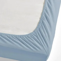 Nautica Jersey Spannbetttuch, Blau, 100x200cm