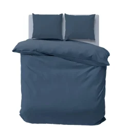 Nautica Solid Double İndigo Bettbezugsset, 200x200, 2x80x80