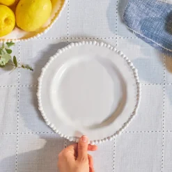 Perla, Melamin‐Tortenplatte, 23cm, Weiß