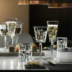 RCR Etna 6-teiliges Champagnerflöten-Set für 6 Personen, 180 ml, Transparent