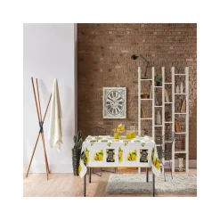 Sarah Anderson Lemon (Zitrone) abwischbare Tischdecke 140x140 cm