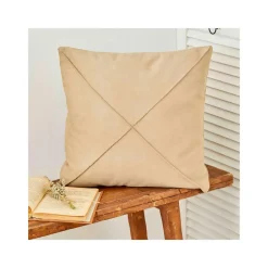 Sarah Anderson Louisa Capuccino Samtgewebe-Kissen